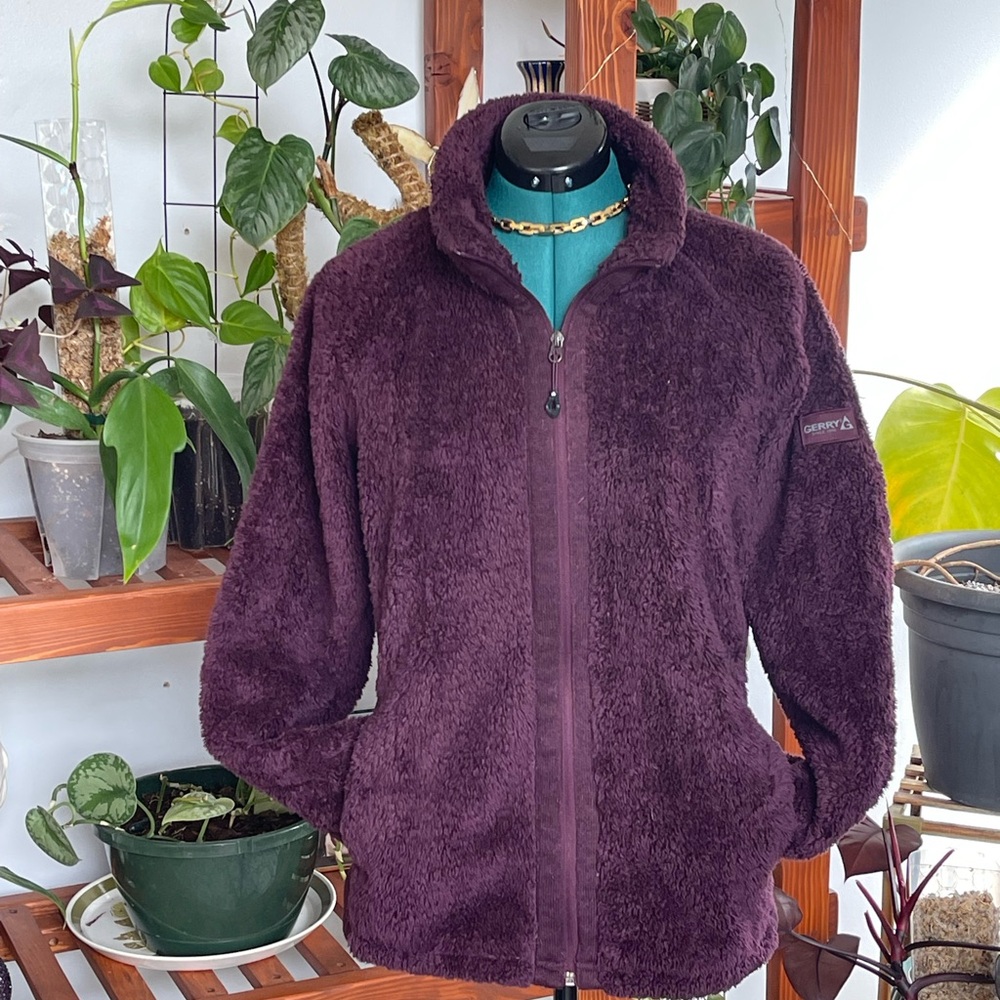 Gerry Weber Women's Deep Purple Teddy Jacket